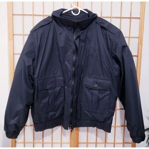 VF Solutions Blue Security Jacket Uniform Thermal Lined Men's Sz XL Made in USA